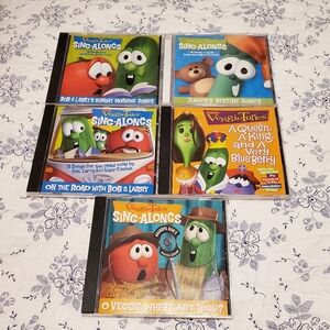 5 VEGGIE TALES CDS